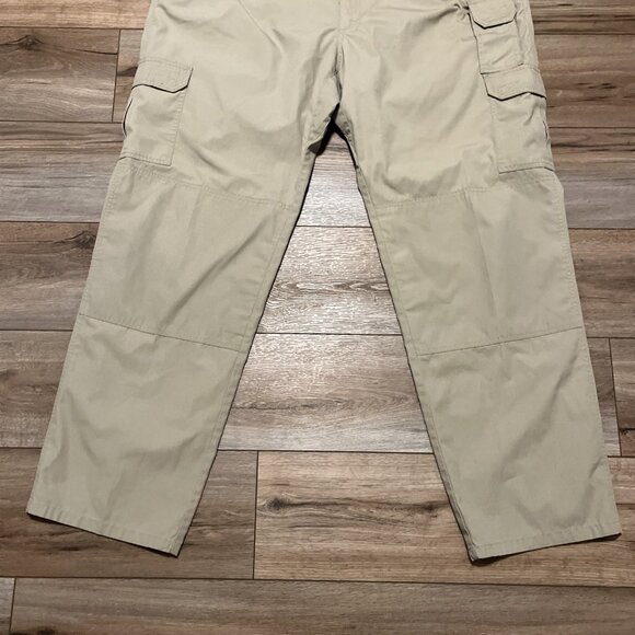 Men's 5.11 Tactical Taclite Pro Cargo Pants SZ 44x34 Beige Ripstop 74273 SPO - Picture 3 of 11